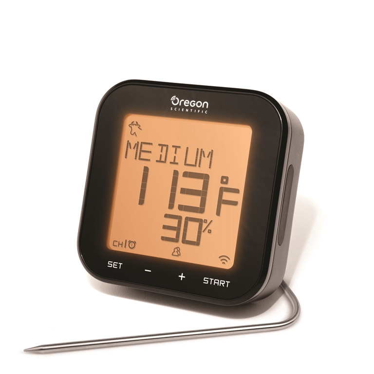 Oregon Scientific AW131 Grill Right Wireless Talking BBQ Thermometer / Oven  Thermometer