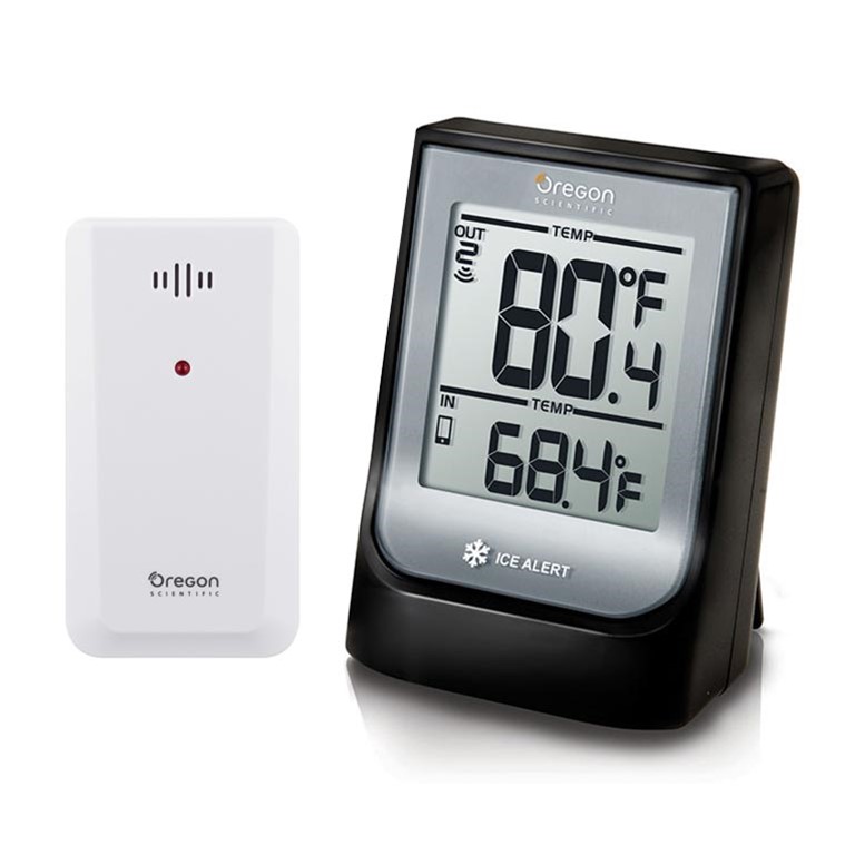 Oregon Scientific Wired Indoor Outdoor Thermometer With Alarm