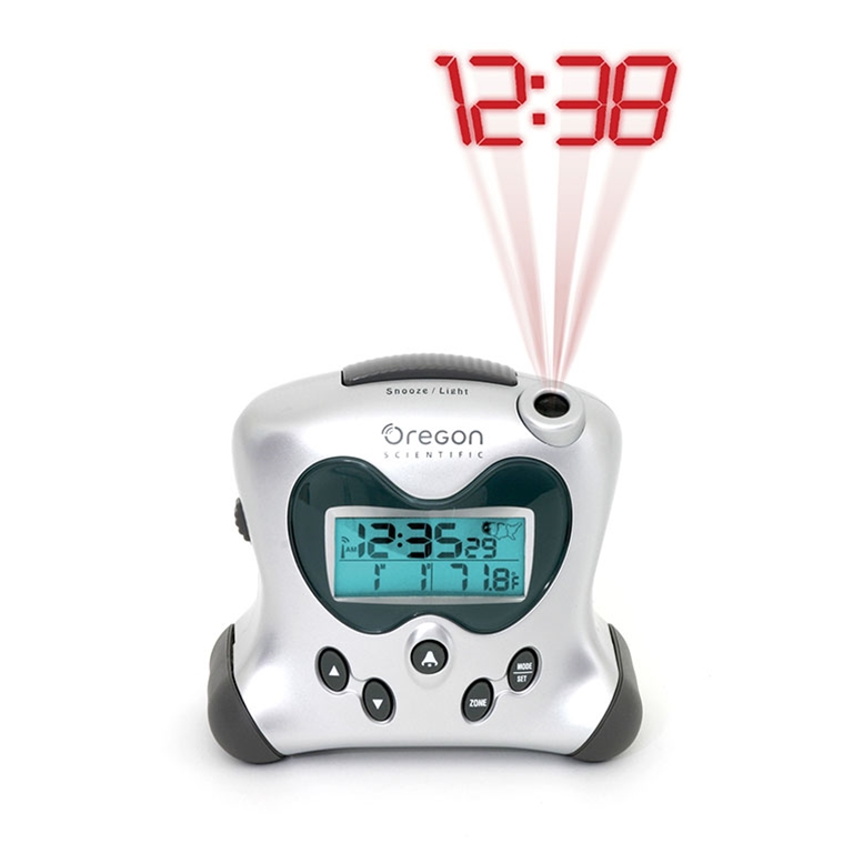 Best Buy: Oregon Scientific Indoor/Outdoor Thermometer with Self-Setting  Atomic Clock RMR383HGA-BK