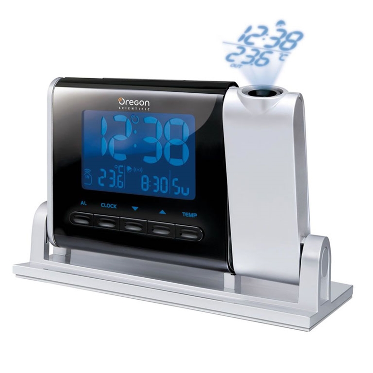 Oregon Scientific Wired Indoor Outdoor Thermometer Digital Alarm Clock  THT312 for sale online