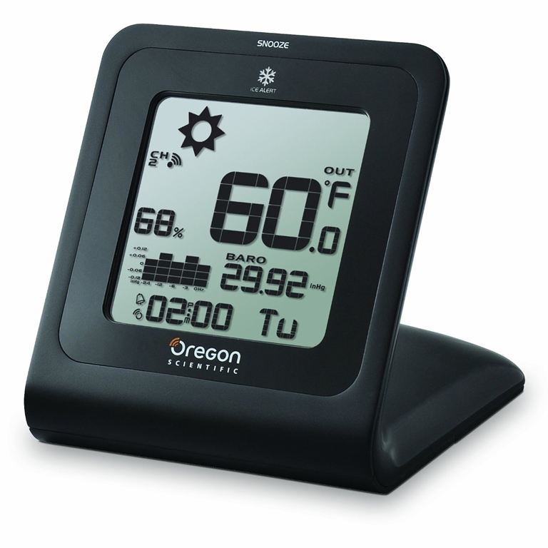 Oregon Scientific Handheld Weather Forecaster with Alarm Clock