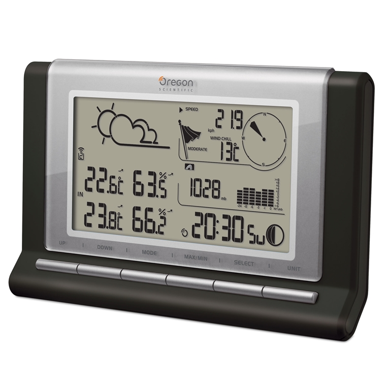 Oregon Scientific WMR112A Weather Station Main Unit Touch Screen Display  ONLY