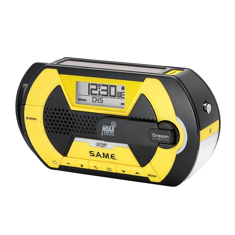 Oregon Scientific WR203 Advanced Portable Emergency Alert Radio with S.A.M.E Technology