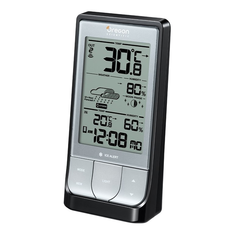 Oregon Scientific BAR208HGX WeatheratHome Wireless Weather Station with  Thermome