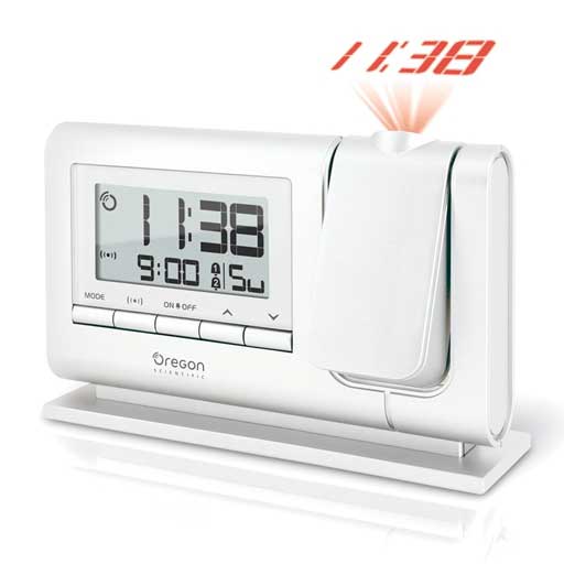 Oregon Scientific RMR329PA Atomic Projection Clock with Indoor and Outdoor  Wireless Thermometer,  price tracker / tracking,  price  history charts,  price watches,  price drop alerts