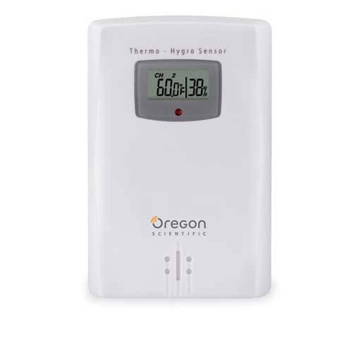 Oregon Scientific RMR262-BK Alize Wireless Indoor/Outdoor Thermometer -  Black